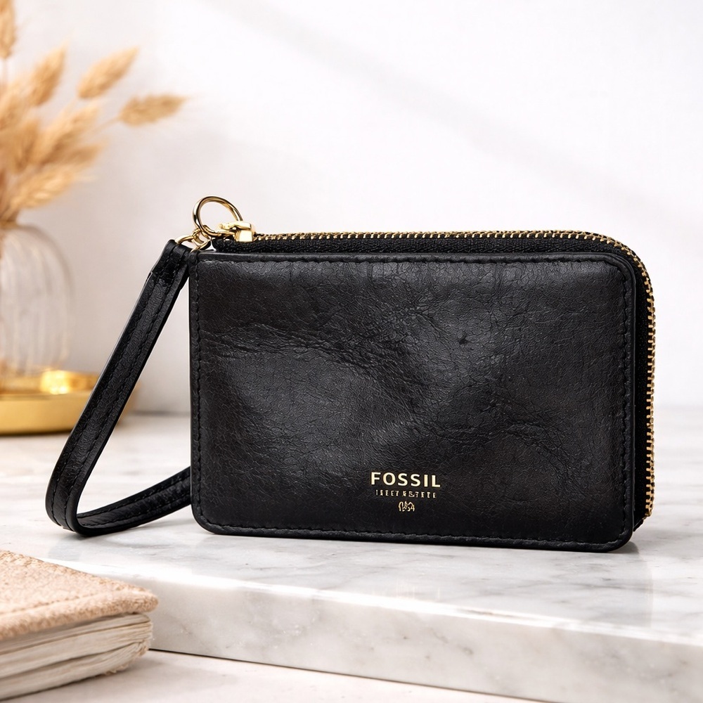 Fossil Black Leather Wallet
